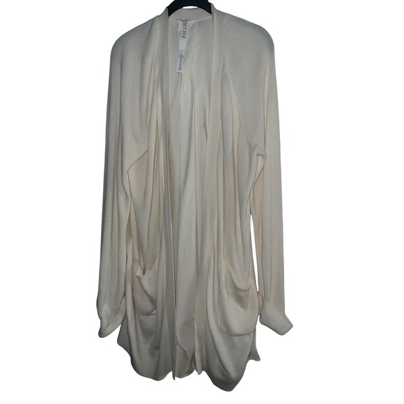 Lululemon Still At Ease Wrap Sz 12 cardigan comfy preppy yoga - Picture 6 of 9